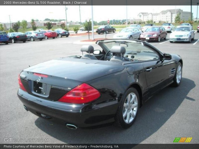 Black / Charcoal 2003 Mercedes-Benz SL 500 Roadster