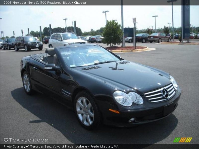 Black / Charcoal 2003 Mercedes-Benz SL 500 Roadster