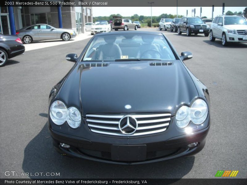 Black / Charcoal 2003 Mercedes-Benz SL 500 Roadster