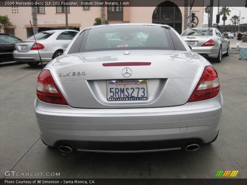Iridium Silver Metallic / Ash 2006 Mercedes-Benz SLK 280 Roadster