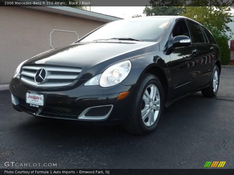 Black / Black 2006 Mercedes-Benz R 350 4Matic