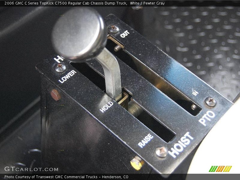 White / Pewter Gray 2006 GMC C Series TopKick C7500 Regular Cab Chassis Dump Truck