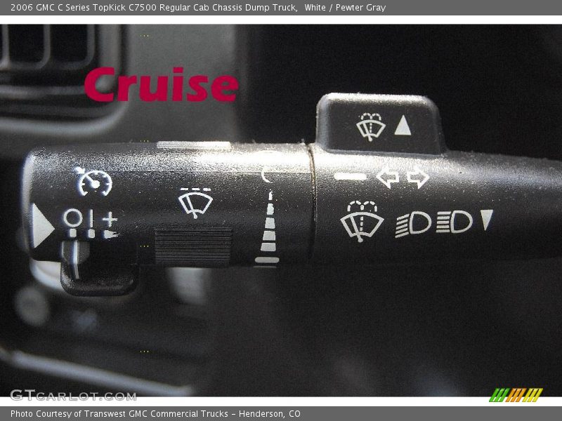 White / Pewter Gray 2006 GMC C Series TopKick C7500 Regular Cab Chassis Dump Truck