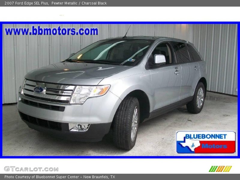 Pewter Metallic / Charcoal Black 2007 Ford Edge SEL Plus