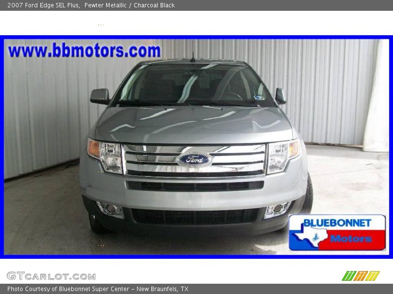 Pewter Metallic / Charcoal Black 2007 Ford Edge SEL Plus