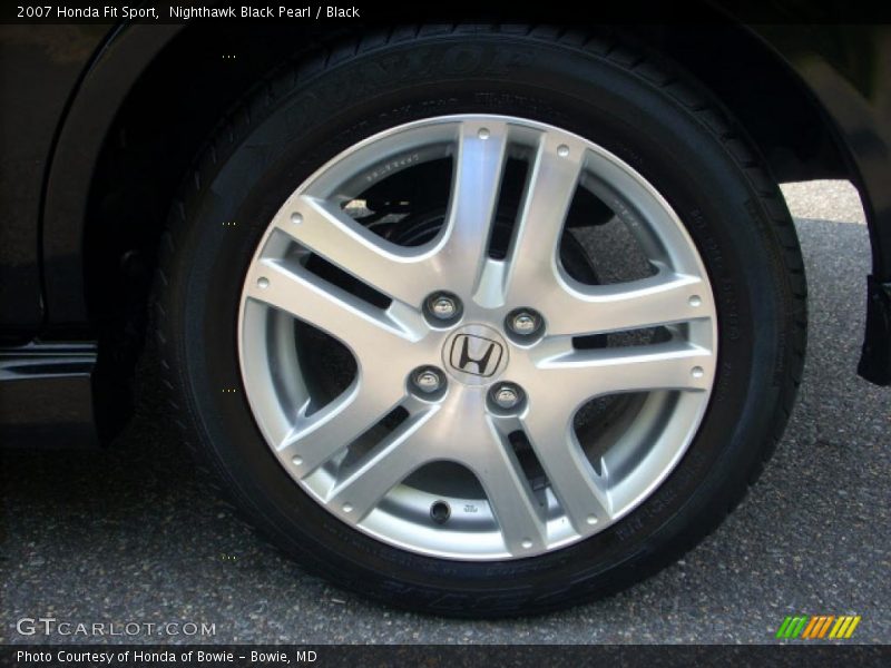 Nighthawk Black Pearl / Black 2007 Honda Fit Sport
