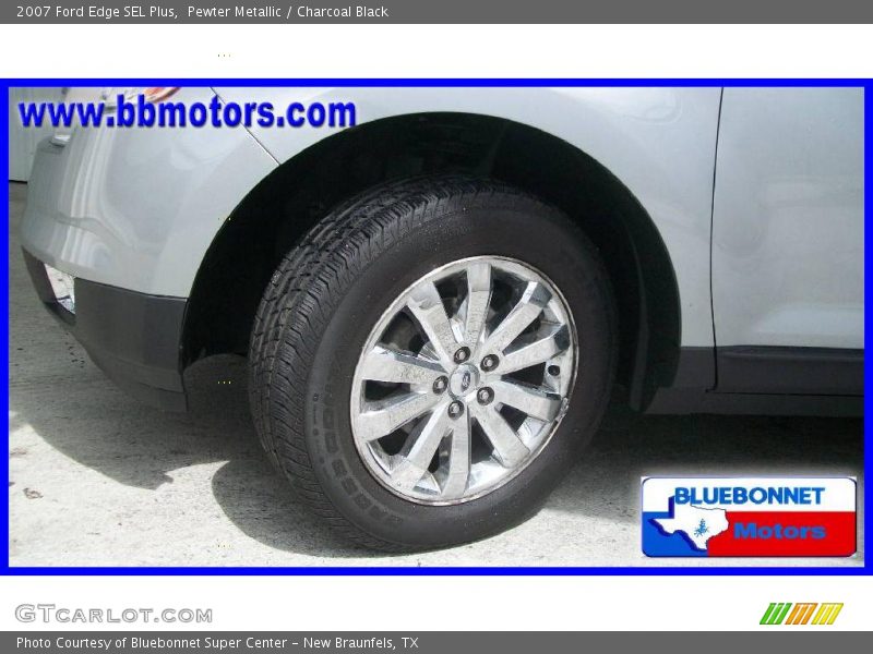 Pewter Metallic / Charcoal Black 2007 Ford Edge SEL Plus
