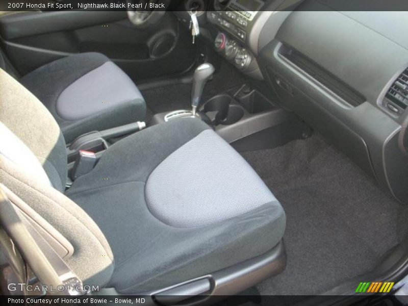 Nighthawk Black Pearl / Black 2007 Honda Fit Sport