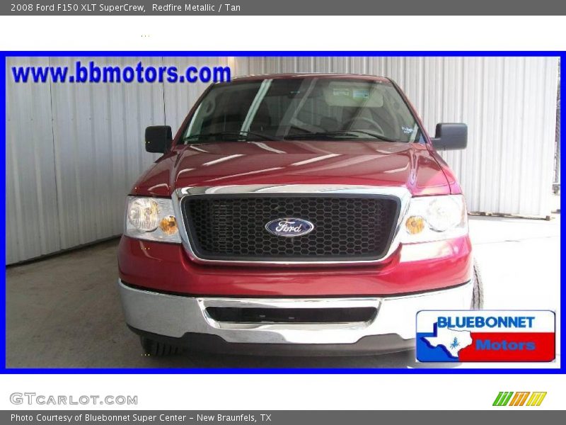 Redfire Metallic / Tan 2008 Ford F150 XLT SuperCrew
