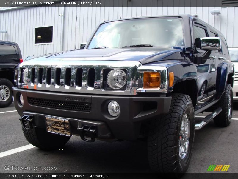 Midnight Blue Metallic / Ebony Black 2007 Hummer H3