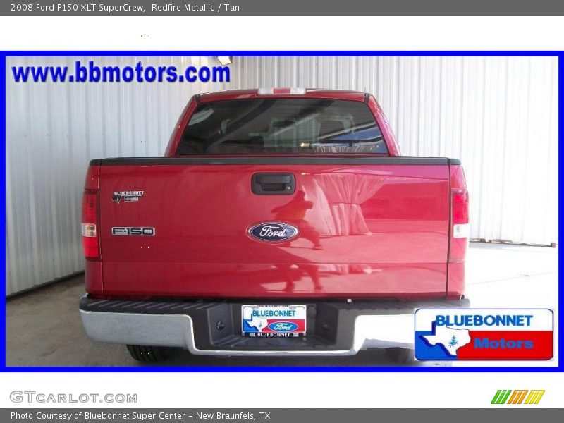 Redfire Metallic / Tan 2008 Ford F150 XLT SuperCrew