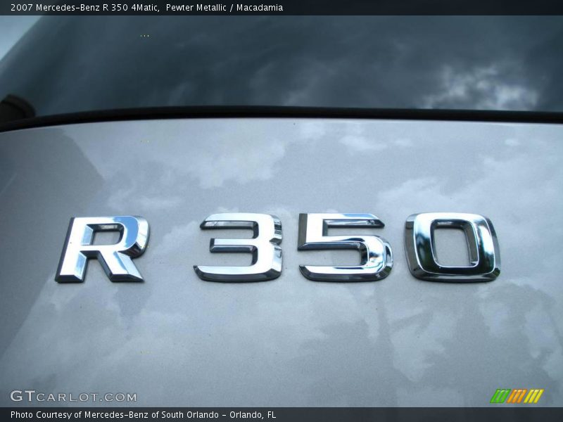 Pewter Metallic / Macadamia 2007 Mercedes-Benz R 350 4Matic