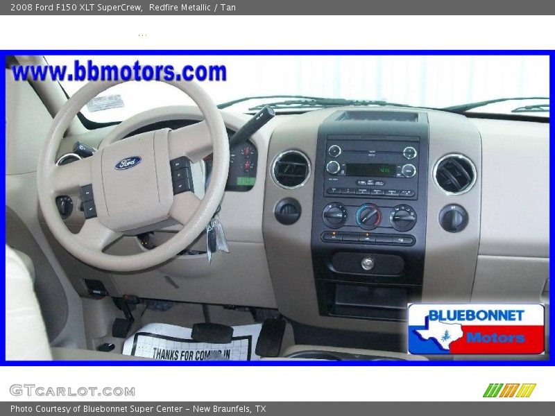 Redfire Metallic / Tan 2008 Ford F150 XLT SuperCrew