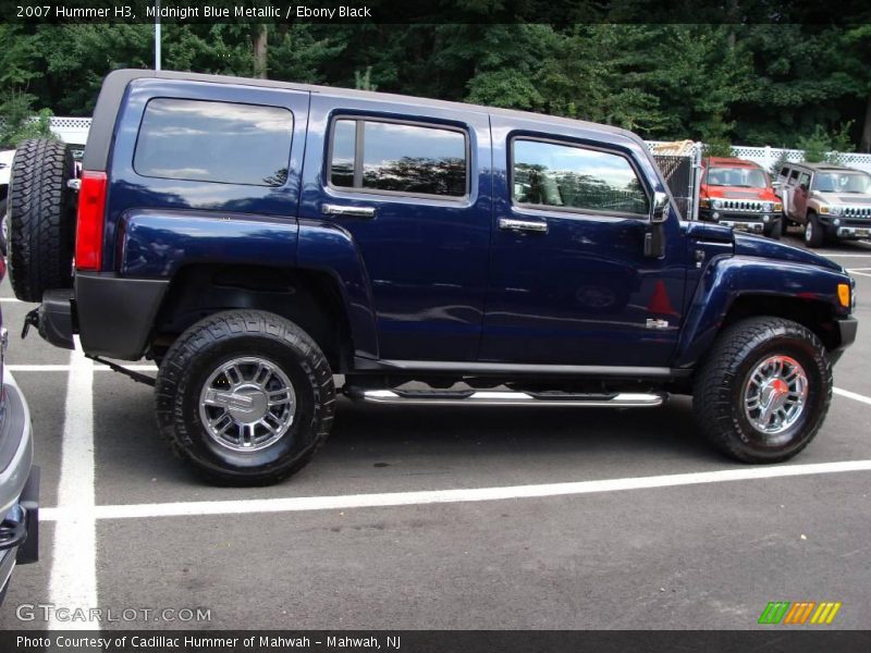 Midnight Blue Metallic / Ebony Black 2007 Hummer H3