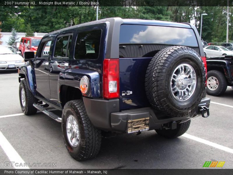 Midnight Blue Metallic / Ebony Black 2007 Hummer H3