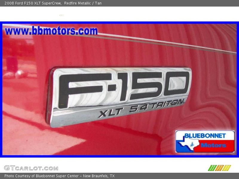 Redfire Metallic / Tan 2008 Ford F150 XLT SuperCrew