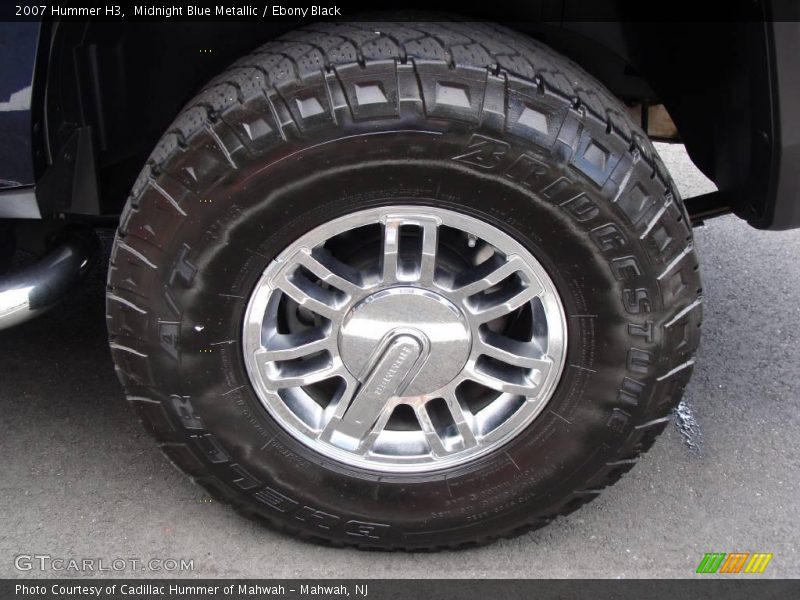 Midnight Blue Metallic / Ebony Black 2007 Hummer H3