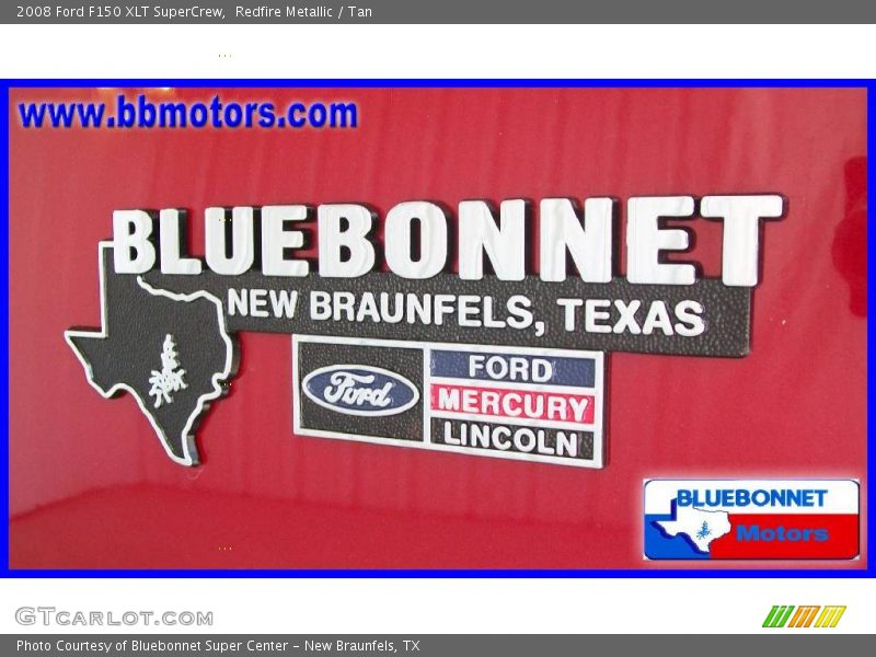Redfire Metallic / Tan 2008 Ford F150 XLT SuperCrew
