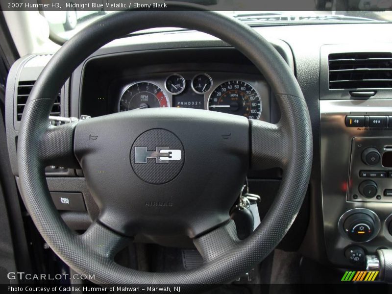 Midnight Blue Metallic / Ebony Black 2007 Hummer H3