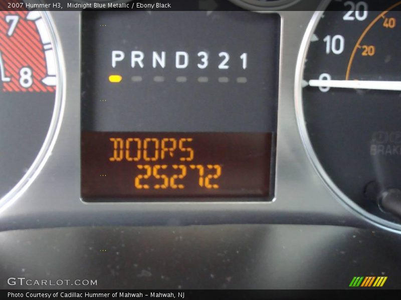 Midnight Blue Metallic / Ebony Black 2007 Hummer H3