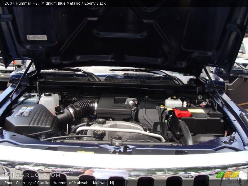 Midnight Blue Metallic / Ebony Black 2007 Hummer H3