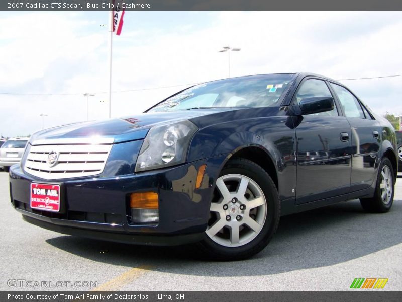 Blue Chip / Cashmere 2007 Cadillac CTS Sedan