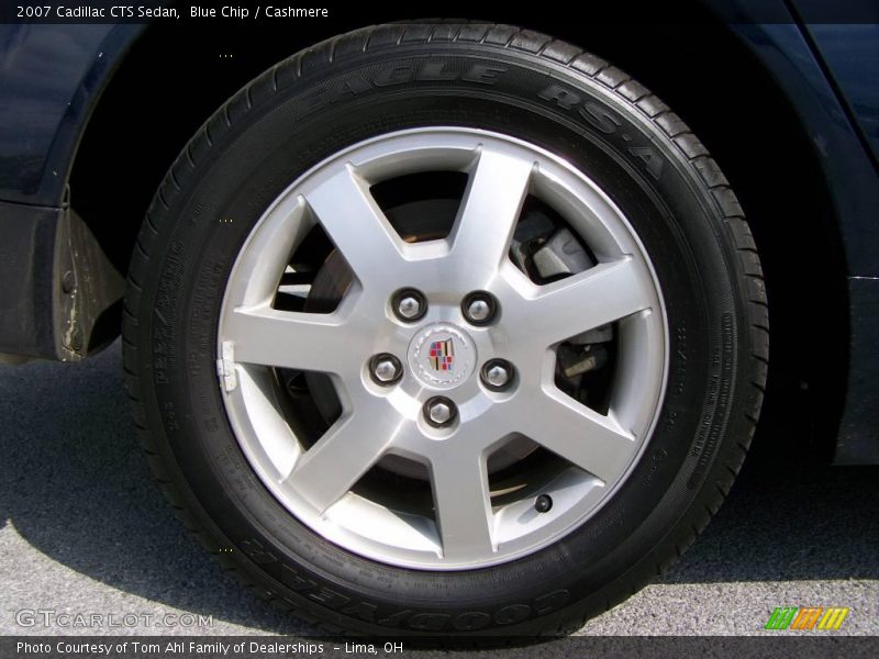 Blue Chip / Cashmere 2007 Cadillac CTS Sedan