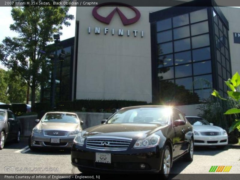 Black Obsidian / Graphite 2007 Infiniti M 35x Sedan