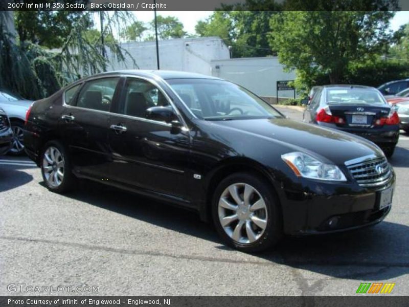 Black Obsidian / Graphite 2007 Infiniti M 35x Sedan