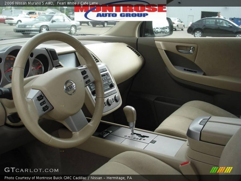 Pearl White / Cafe Latte 2006 Nissan Murano S AWD