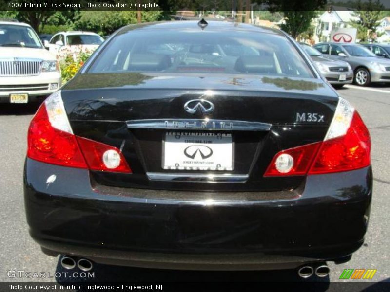Black Obsidian / Graphite 2007 Infiniti M 35x Sedan