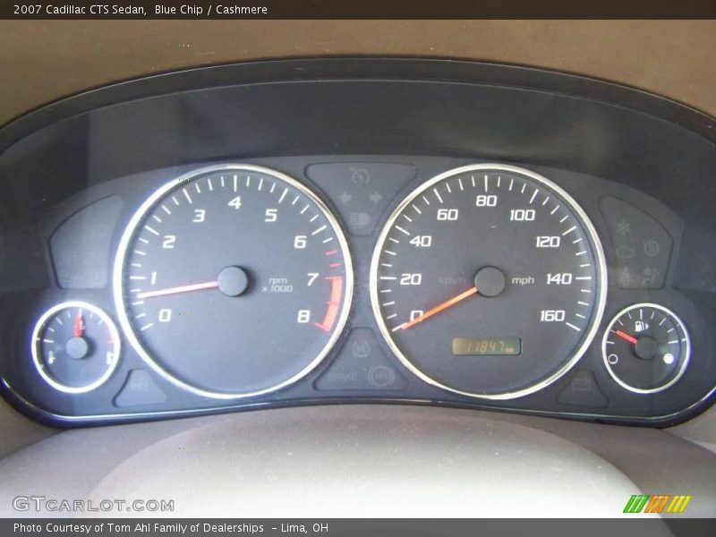 Blue Chip / Cashmere 2007 Cadillac CTS Sedan