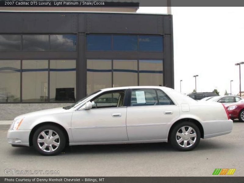 Light Platinum / Shale/Cocoa 2007 Cadillac DTS Luxury