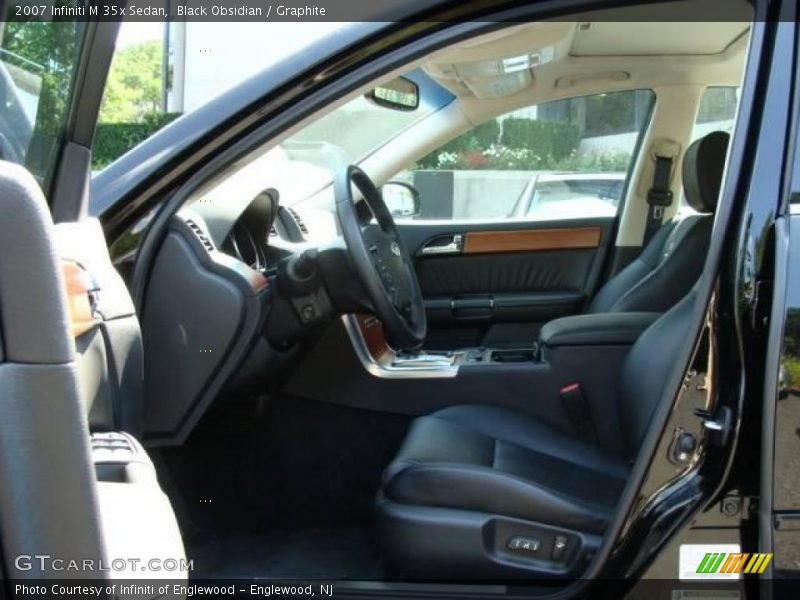 Black Obsidian / Graphite 2007 Infiniti M 35x Sedan