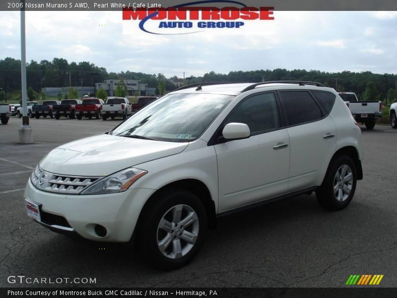 Pearl White / Cafe Latte 2006 Nissan Murano S AWD