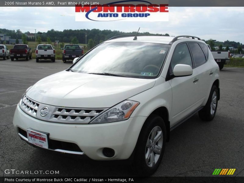 Pearl White / Cafe Latte 2006 Nissan Murano S AWD