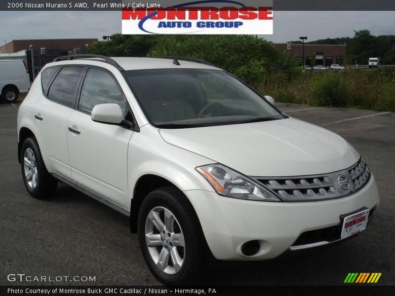 Pearl White / Cafe Latte 2006 Nissan Murano S AWD