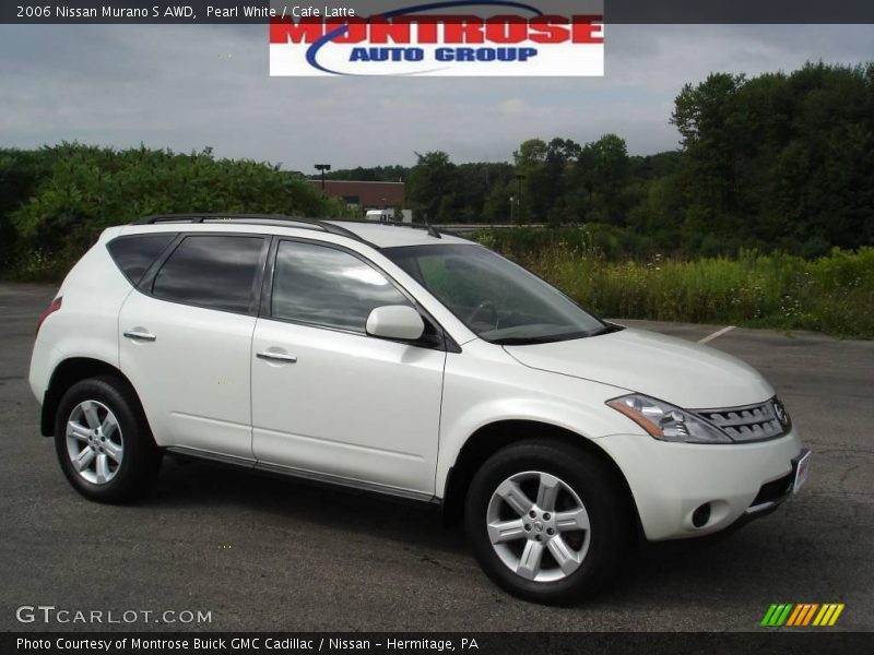 Pearl White / Cafe Latte 2006 Nissan Murano S AWD