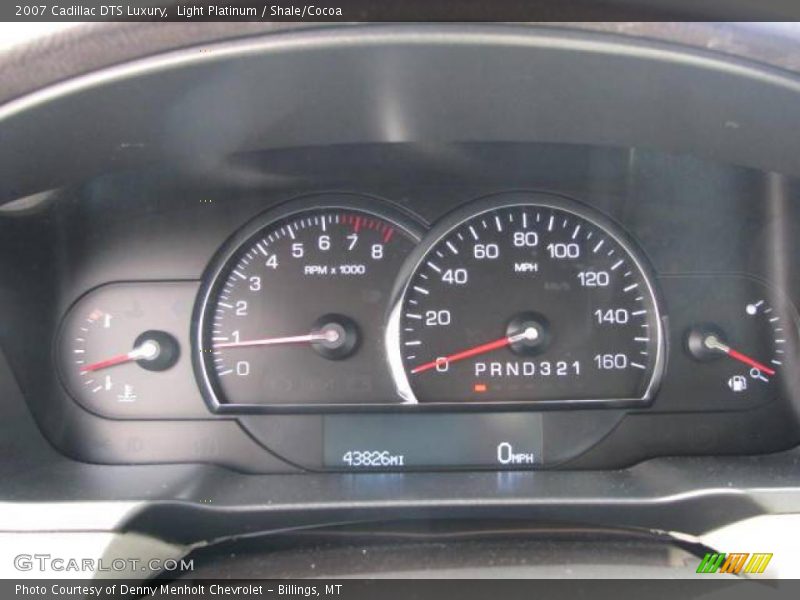 Light Platinum / Shale/Cocoa 2007 Cadillac DTS Luxury