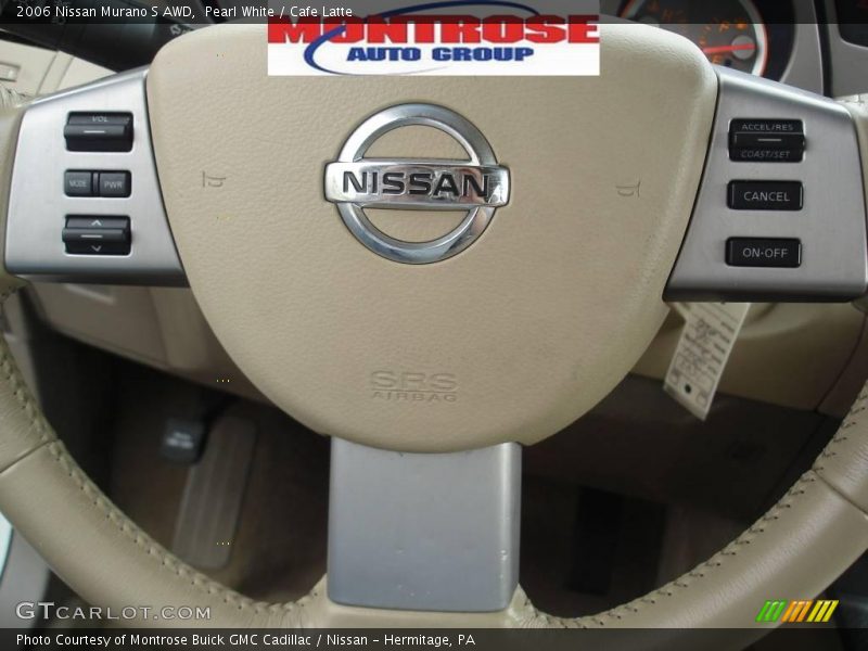 Pearl White / Cafe Latte 2006 Nissan Murano S AWD