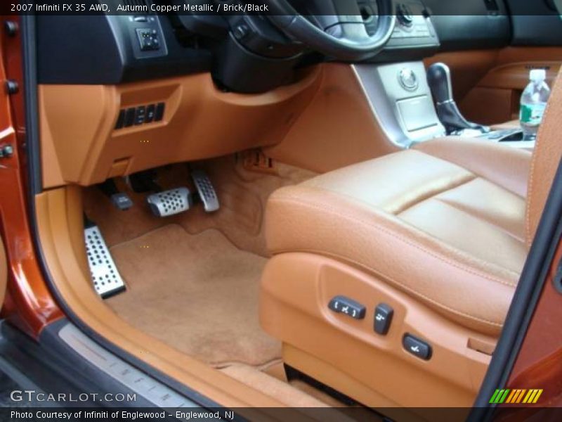 Autumn Copper Metallic / Brick/Black 2007 Infiniti FX 35 AWD