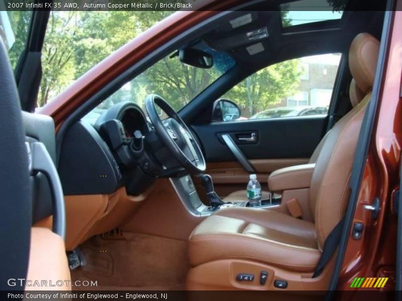 Autumn Copper Metallic / Brick/Black 2007 Infiniti FX 35 AWD