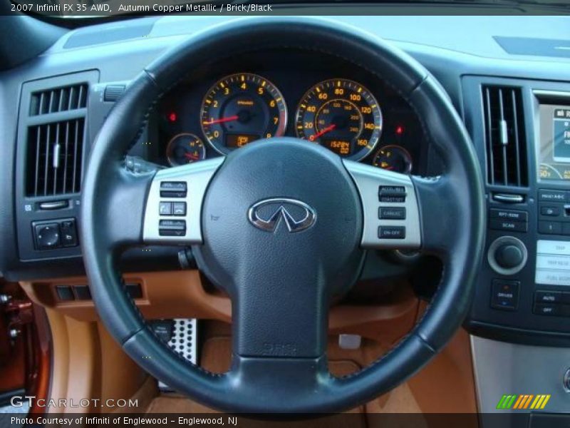 Autumn Copper Metallic / Brick/Black 2007 Infiniti FX 35 AWD
