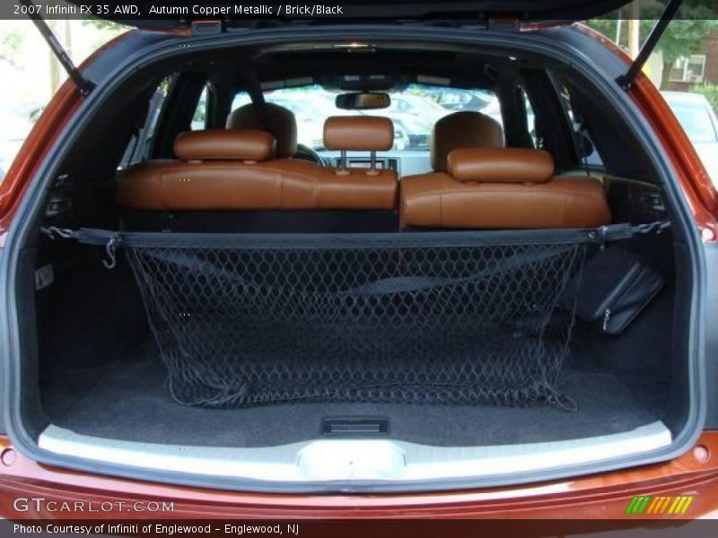 Autumn Copper Metallic / Brick/Black 2007 Infiniti FX 35 AWD