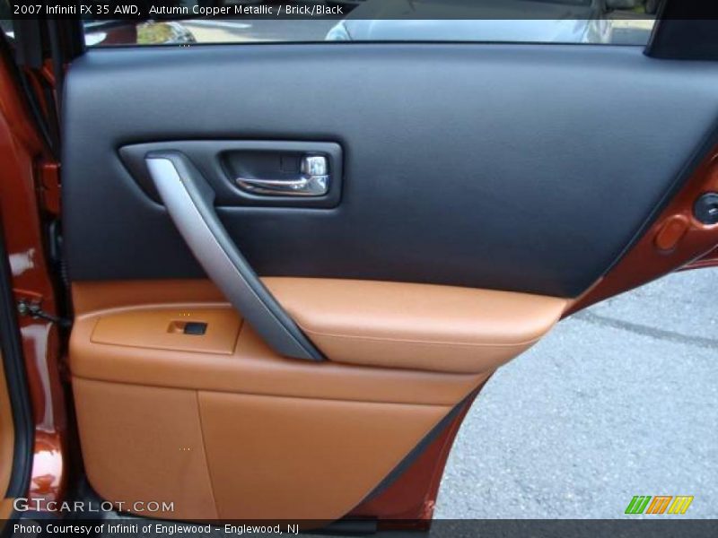 Autumn Copper Metallic / Brick/Black 2007 Infiniti FX 35 AWD