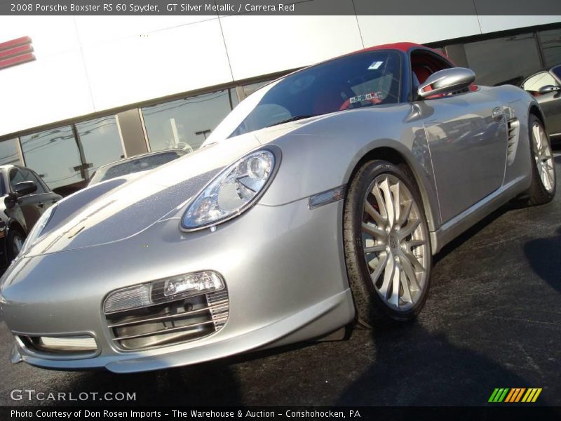 GT Silver Metallic / Carrera Red 2008 Porsche Boxster RS 60 Spyder
