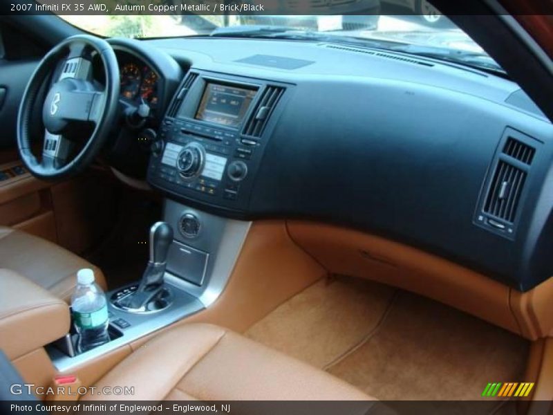 Autumn Copper Metallic / Brick/Black 2007 Infiniti FX 35 AWD