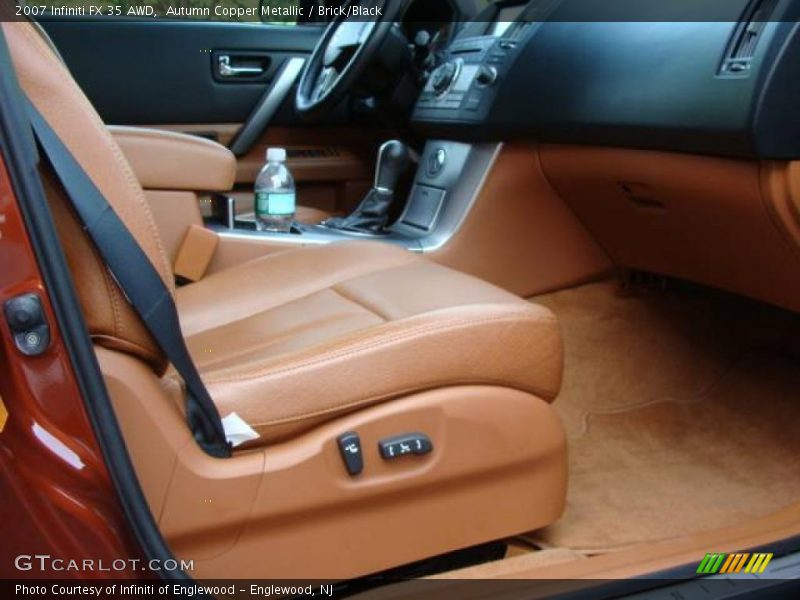 Autumn Copper Metallic / Brick/Black 2007 Infiniti FX 35 AWD