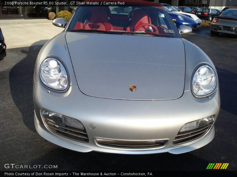 GT Silver Metallic / Carrera Red 2008 Porsche Boxster RS 60 Spyder