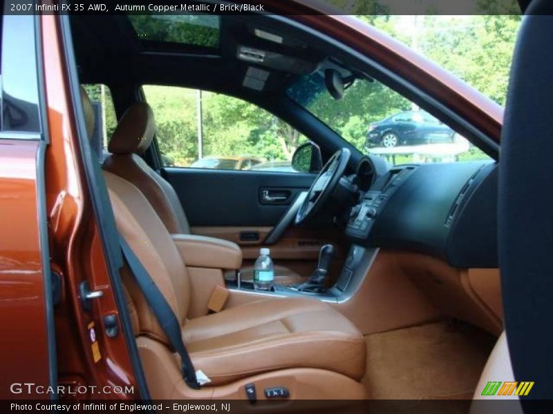 Autumn Copper Metallic / Brick/Black 2007 Infiniti FX 35 AWD